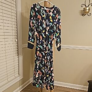 Crown & Ivy Multicolor Long Sleeve Dress